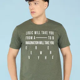 BRAWNY BATTLER Typography Printed Round Neck T-shirt-picture-40