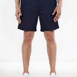 Celio Men Mid-Rise Knee Length Regular Fit Shorts-picture-22