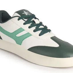 FAUSTO Men Colourblocked PU Sneakers image 2