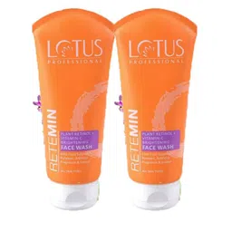 Lotus Professional Set Of 2 Retemin Plant Retinol + Vitamin C Face Wash - 100 g Each image 1