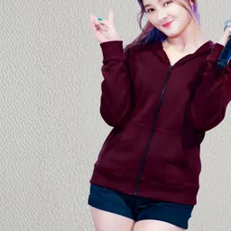 Parona Women Fleece Lightweight Puffer Jacket-picture-28