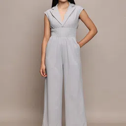 French Connection Shawl Neck Basic Jumpsuit image 3