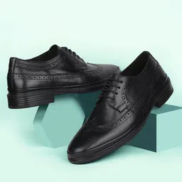 Hush Puppies Men Leather Lace-Up Formal Brogues-picture-17