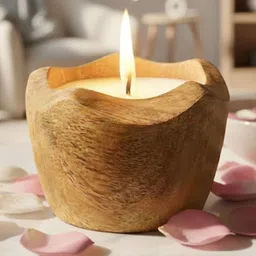 Garden Deco Brown & Brown 5 pieces Jar Candle image 2