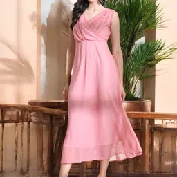 ZEUGEN Women Fit & Flare Dress-image-26