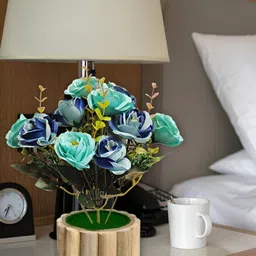 ARTSY Blue 1 Pieces Artificial Flower With Pot image 5