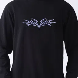 TheBTclub Men Printed Pullover Sweatshirt image 2