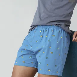 XYXX Men Printed Pack Of 2 Combed Cotton Splash Boxer XYBOX2PCKN328 image 1