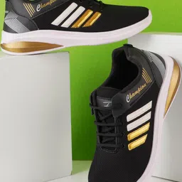 Free Kicks Men Multicoloured Mesh Marking Running Sports Shoes image 2