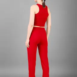 WATAY Round Neck Sleeveless Top With Jogger Co-Ords image 2