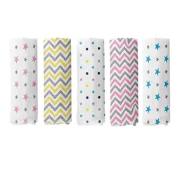 haus & kinder Infant Kids Set Of 5 Pure Cotton Muslin Swaddle Wrap image 4