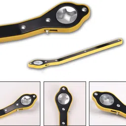 jalaram Auto Labor-Saving Jack Ratchet Wrench with Long Handle Single Sided Rachet Wrench image 3