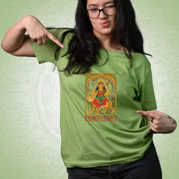 Tedhi Medhi Family Graphic Printed Round Neck Cotton Slim Fit T-Shirt-picture-12