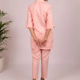 HUESION V-Neck Top With Trousers Co-Ords image 3