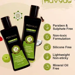 Leeford Set Of 3 Light & Non Sticky Hair Oil- 100 ml Each image 3