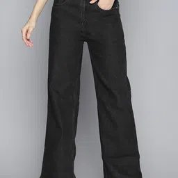 dolsia Women Flared High-Rise Cotton Stretchable Jeans-image-56