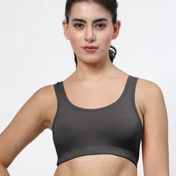 LILY Women Pack Of 3 Full Coverage Non-Padded Non-Wired Regular Workout Bra image 5