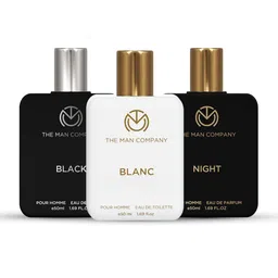 THE MAN COMPANY Set Of 3 Men Black, Night & Blanc EDT & EDP - 50ml Each-picture-22