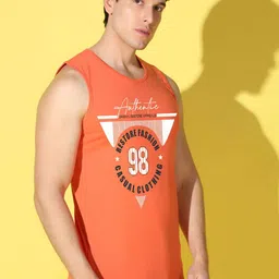 WOOSTRO Pack Of 2 Printed Combed Cotton Gym Vests image 3