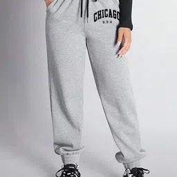 TABADTOD Women Printed Relaxed Loose Fit Joggers Trousers-image-47