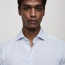 MANGO MAN Striped Casual Shirt image 5