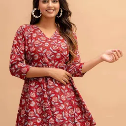 Rangun Floral Print Top-picture-25