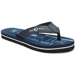 Cozy Wear Men Blue Flip Flops image 4