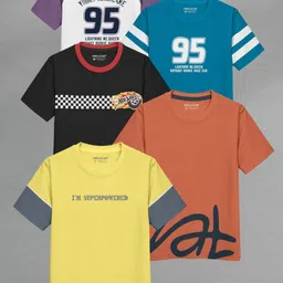 HELLCAT Boys 5 Printed Applique T-shirt-picture-27