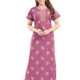 TRUNDZ Printed Maxi Nightdress-picture-29