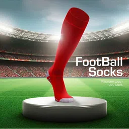 HEBTROCO Men Breathable Knee-Length Football Socks-picture-24