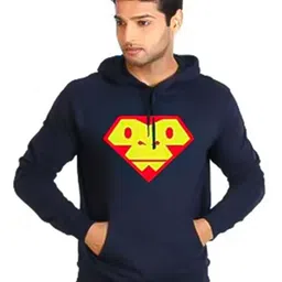 Campus Sutra Men Printed Hooded Sweatshirt image 1