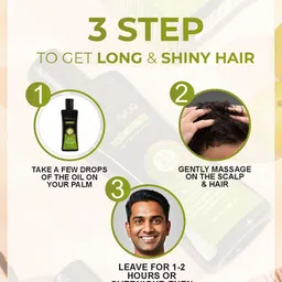 Leeford Set Of 3 Light & Non Sticky Hair Oil- 100 ml Each image 2