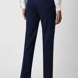 Van Heusen Men Solid Slim Fit Trousers image 3