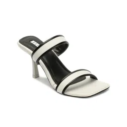 ELLE Colourblocked Two Strap Party Slim Heels image 4