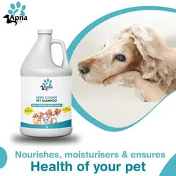 apnapets Dog Shampoo & Puppy Shampoo - Naturally Organic Dog Shampoo Allergy Relief, Anti-dandruff, Anti-fungal, Anti-itching, Anti-Bacterial, Flea and Tick Neem Dog Shampoo image 2