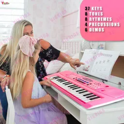 pepstter 37 Keys Kids Piano Keyboard | Educational Musical Toy with Tones & Rhythms image 5