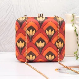 artklim Casual Orange Clutch image 2