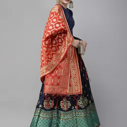 divastri Self Design Semi Stitched Lehenga Choli image 4
