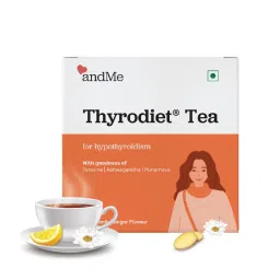 andMe ThyroDiet Tea For Hypothyroidism Balances T3 & T4 levels, Chamomile Ginger - 30 Tea Bags-picture-30