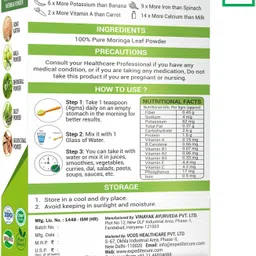 expeditecure Moringa Powder - Moringa Oleifera for Weight Loss image 2