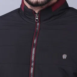 ad & av Men Solid Quilted Jacket image 4