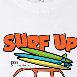 NUSYL Boys Typography Printed Cotton T-shirt image 2