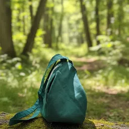 peaceful mantras Women Green Potli image 3