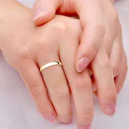rashiring GOLDEN RING WITH GOOD FINISHING Brass Ring image 1