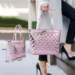 yoyowing Women Pink Tote image 2