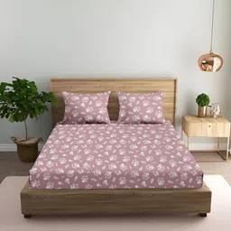 soft-on Polycotton King Flat 180 TC Floral Bedsheet-picture-38