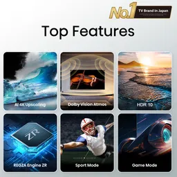 toshiba C350NP 126 cm (50 inch) Ultra HD (4K) LED Smart Google TV with Dolby Vision Atmos and REGZA Engine ZR image 2