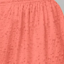 fambee Women Relaxed Orange Viscose Rayon Trousers image 4