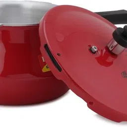 prestige Deluxe Plus Mini Handi Red 3.3 L Induction Bottom Pressure Cooker image 5