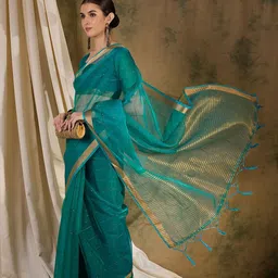 KIMISHA Zari Woven Design Saree image 5